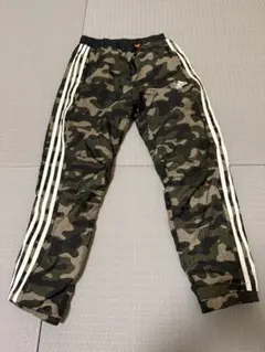 アディダス adidas 迷彩 ジャージ ウインドブレーカーシャカシャカ 裏起毛