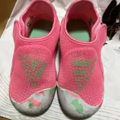adidas キッズシューズ 16cm ピンク