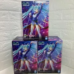 【3個セット】ガンダム45周年 初音ミク コラボフィギュアのサムネイル