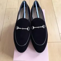 最終値下げ【新品】FABIO RUSCONI ビットベロアローファー ブラウン