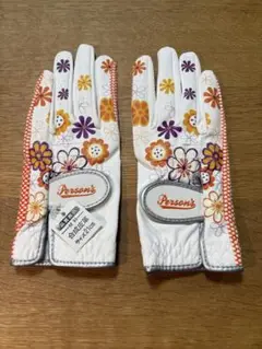 新品未使用⭐︎Person's 花柄 ゴルフグローブ　21cm 両手