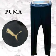 プーマ『PUMA』スパッツ レギンス【160】ブラック 黒 キッズ スポーツ