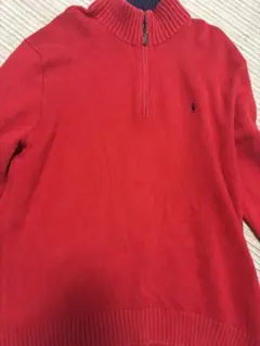 Polo by Ralph Lauren 赤 ハイネックセーター LL