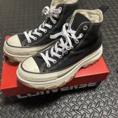 専用Converse ハイカットスニーカー ブラック トレックウェーブ箱あり