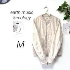 8929-1 earth music&ecology ブルゾン M 薄手