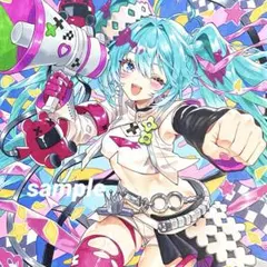 手描きイラスト・初音ミク レーシングミク・アナログ 一点物・女の子・ファンアート