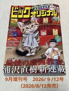 ビッグコミックオリジナル　浦沢直樹新連載　【2026年9月増刊号】 8/12発売