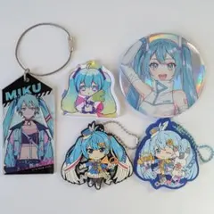 初音ミク グッズ まとめ売り 缶バッジ キーホルダー アクリルブロック