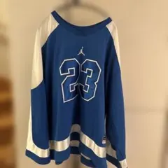 【XLサイズ】JORDAN BRAND ホッケージャージ長袖 23 青×白