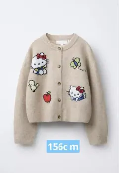 完売品⭐︎ZARA ハローキティSANRIO ニットカーディガン 156cm