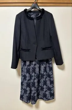 フォーマルワンピースセット　ネイビー