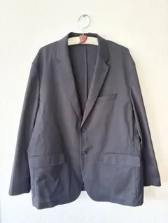 ユニクロ　感動ジャケット　ウールライク　メンズ3XL ネイビー