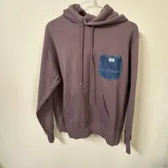 Lee パーカー デニムポケット Mサイズ くすみブラウン ゆるっと