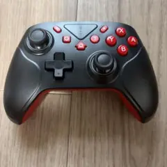 Nintendo Switch用 ワイヤレスコントローラー ブラック×レッド
