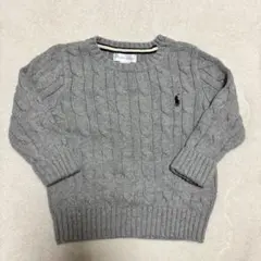 ラルフローレン ニット 80 トップス グレー