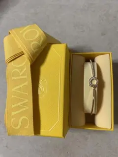 新品箱付き✨SWAROVSKI ホースシューブレスレット ローズゴールド
