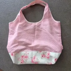 ローラアシュレイ　花柄 エコバッグ
