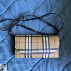 Burberry Londonチェック柄 ウォレットショルダー