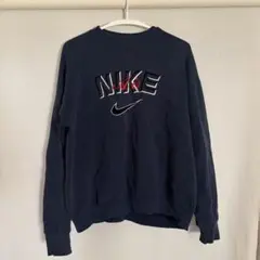 NIKE スウェット ネイビー 刺繍ロゴのサムネイル