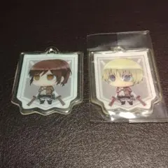 進撃の巨人 ミカサ アルミン・アルレルト 3WAY ストラップ コレクション