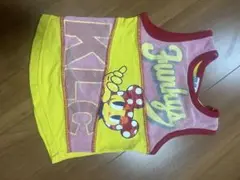 KLC ノースリーブタンクトップ イエロー/レッド