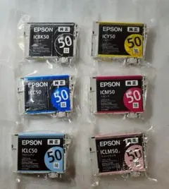 【未使用未開封】エプソン EPSON 純正インク IC6CL50のサムネイル