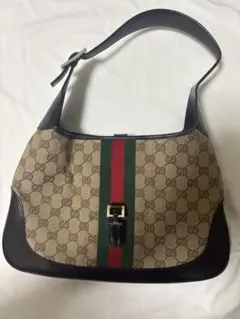 GUCCI ジャッキー GGキャンバス ショルダーバッグ