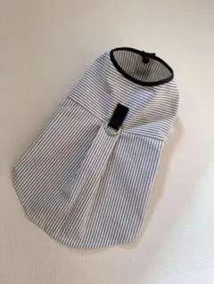 ハンドメイド犬服　シャツ　ストライプ柄 ハーネス一体型ウェアのサムネイル