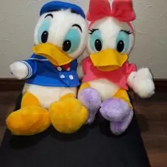 ディズニー　サンアンドスター ぬいぐるみ　ドナルドダック　デイジーダック 日本製