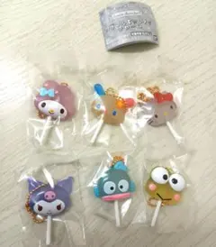 サンリオキャラクターズ カラフルキャンディチャーム　全６種コンプリート　セット