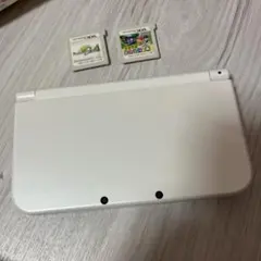 New Nintendo 3DS LL ホワイト 本体　ソフト付き