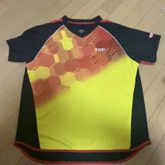 TSP 卓球ウェア Vネック 赤・黄・黒