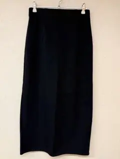 【UNIQLO】 ストレッチダブルフェイスナロースカート（丈標準80~84cm)