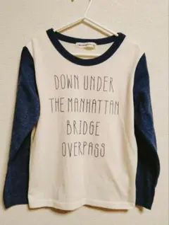120　BACKNUMBERKidsバックナンバーキッズ　ロンT　長袖カットソー