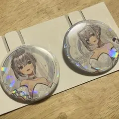 ホロライブ 一番くじ 缶バッジセット 白銀ノエル Wedding Dress