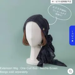 BAREN バレン スカーフハットDot Chiffon-Black Mサイズ - メルカリ