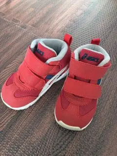 アシックス スクスク 14.0cm レッド 外履き3ヶ月のみ 美品