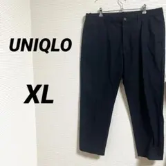 【UNIQLO ユニクロ】テーパード ブラック ウエストゴム 大きめ シンプル