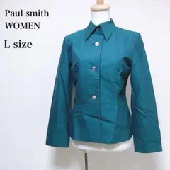 【ポールスミス ウーマン】テーラードジャケット スティッチカラー ウール