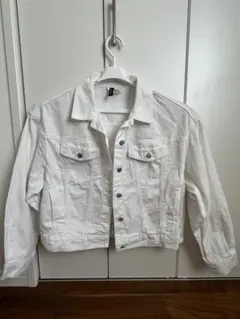 H&M ホワイトデニムジャケット