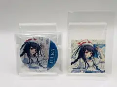 愛清フウカ　描き下ろし缶バッジ＆ステッカー　4.5th　ブルアカ