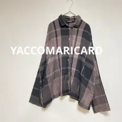 ヤッコマリカルド YACCOMARICARD チェック柄 オーバーサイズ シャツ 
