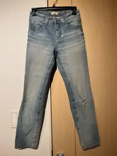 ヤヌーク/Joyce ライトブルーデニムストレートパンツ