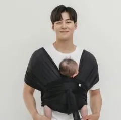 Konny 抱っこ紐 Ｌサイズ メッシュ　ブラック　コニー 抱っこ紐