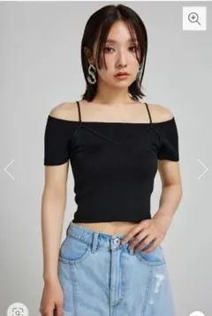 riend レイヤードニットトップスのサムネイル