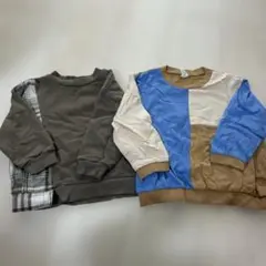 男の子スウェット２枚セット　90cm