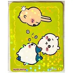 ちいかわ＆ハチワレ＆うさぎ★丸美屋★ふりかけ★おちゃづけ★キラキラシール【1】②