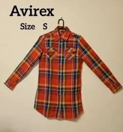 【Avirex 】チェック柄シャツ Sサイズのサムネイル