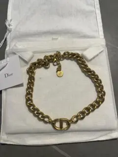 正規品　Dior ゴールド チェーンネックレス