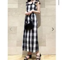914【新品】Apuweiser-richeシアーチェックプリントワンピース - メルカリ